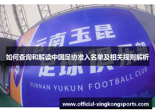 如何查询和解读中国足协准入名单及相关规则解析